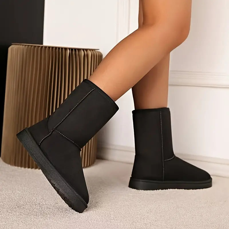 Warm Slip-On Boots with Fleece Lining - Aria 2