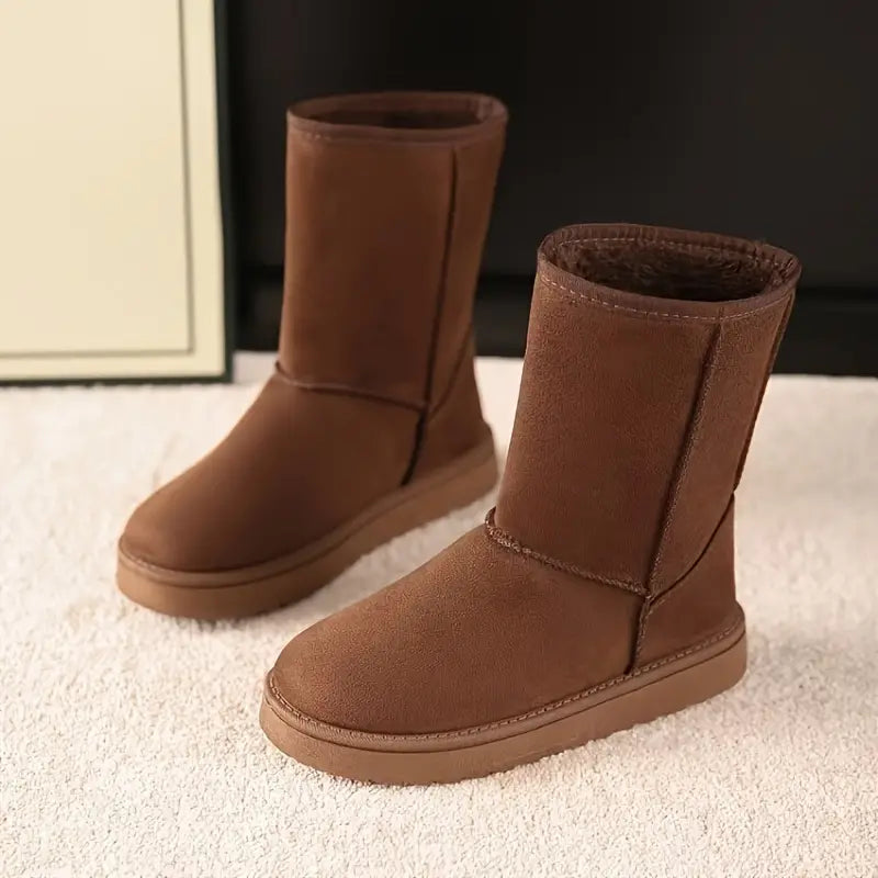 Warm Slip-On Boots with Fleece Lining - Aria 3
