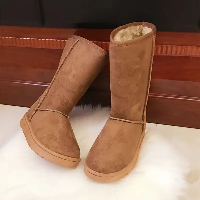 Warm Slip-On Boots with Fleece Lining - Aria 4
