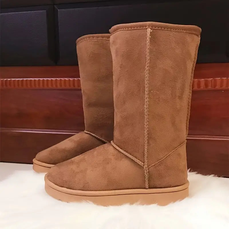 Warm Slip-On Boots with Fleece Lining - Aria 5