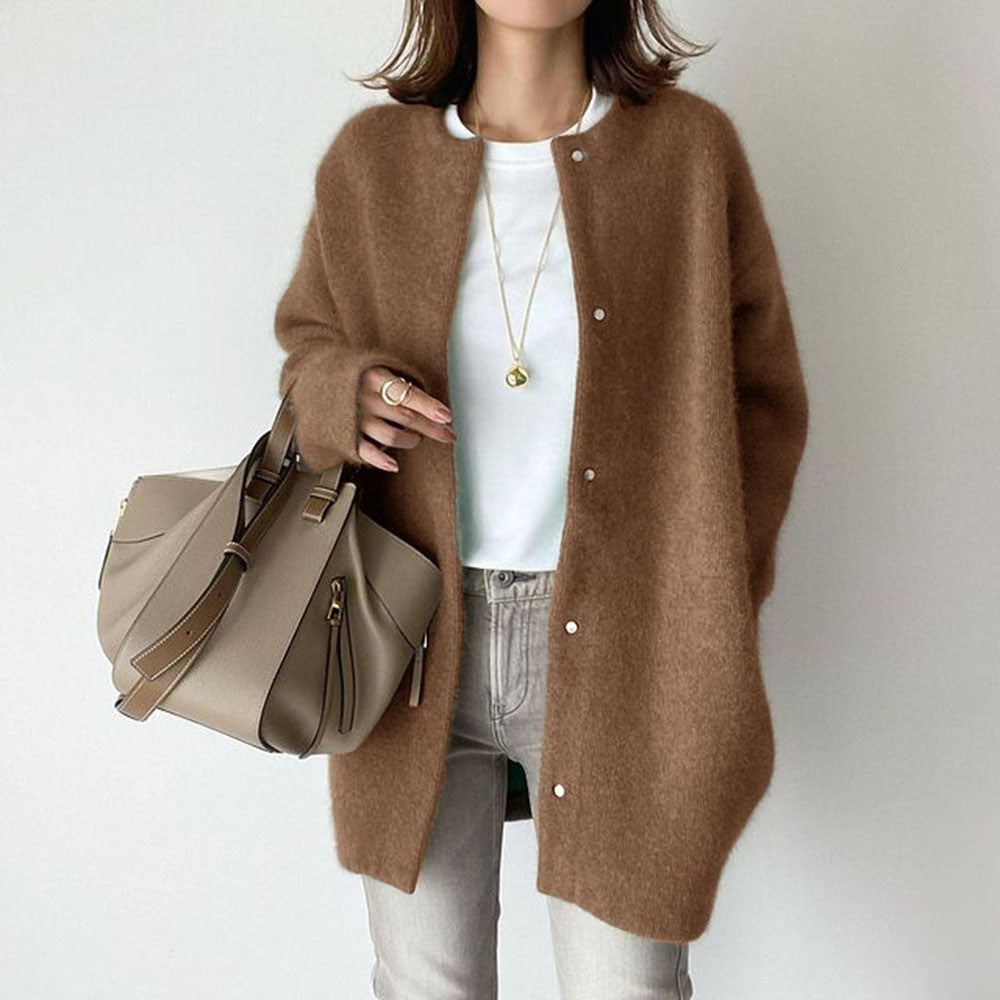 Sofia Coatigan | Relaxed Fit Button Front Coatigan 1