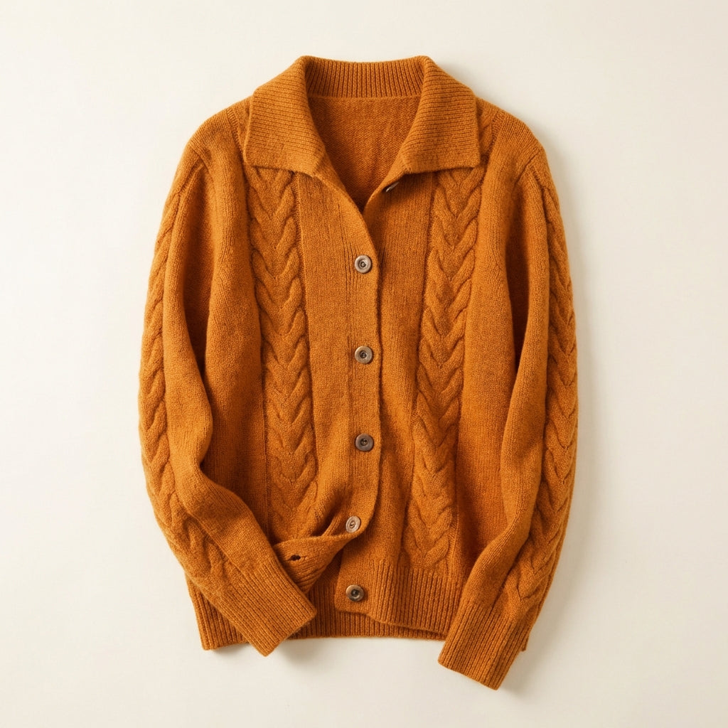 Women’s Cardigan Regular Fit Style with Banded Lower Waistband