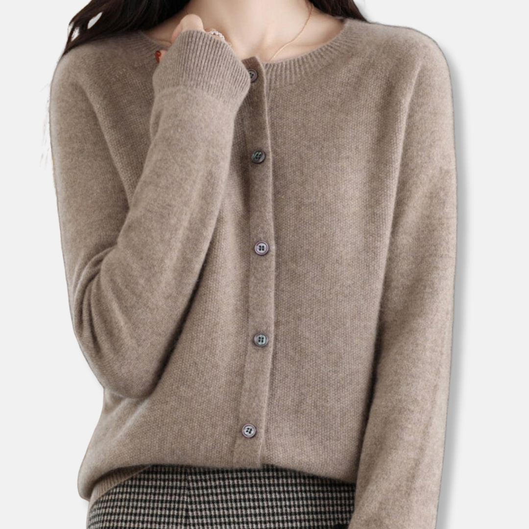 Isla Regular Fit Cardigan Sweater | Button Front Ribbed Sweater 8