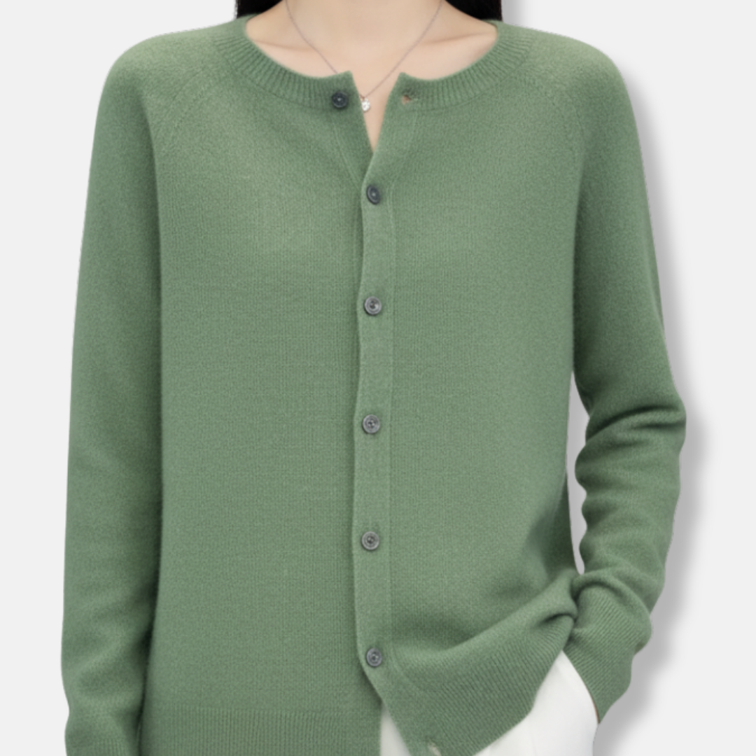 Isla Regular Fit Cardigan Sweater | Button Front Ribbed Sweater 10