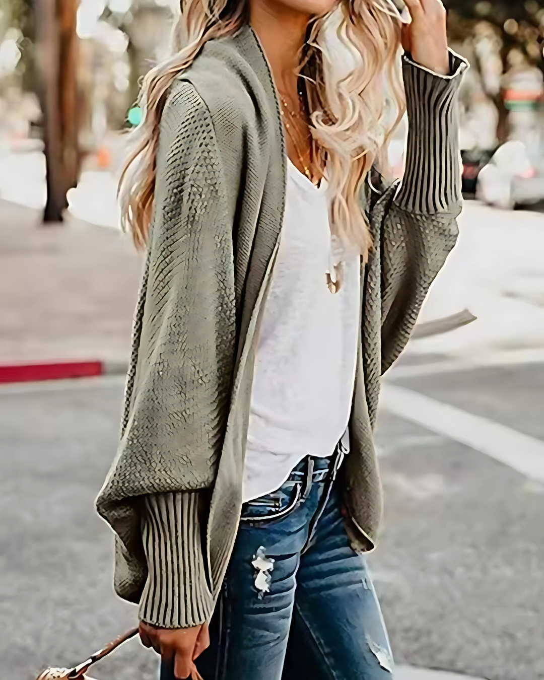 Marais I Oversized Batwing Sleeve Cardigan I 2 Colours 7