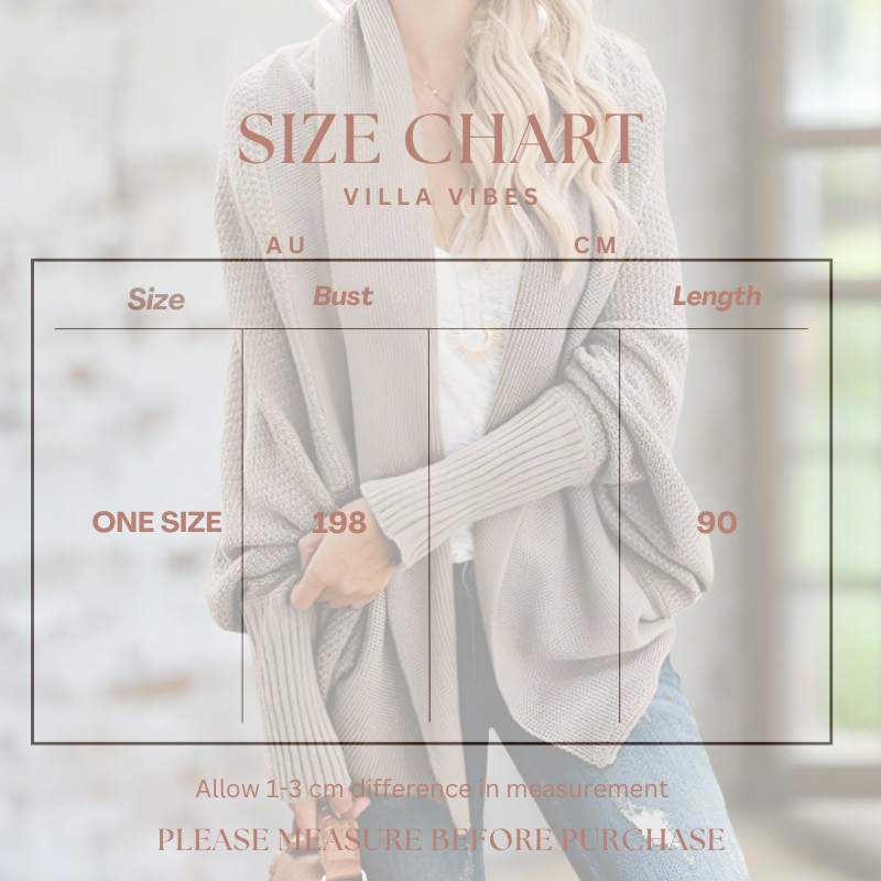 Marais I Oversized Batwing Sleeve Cardigan I 2 Colours 8
