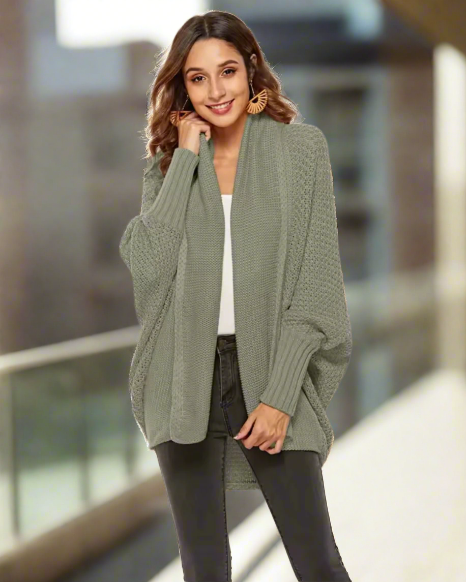 Marais I Oversized Batwing Sleeve Cardigan I 2 Colours 3