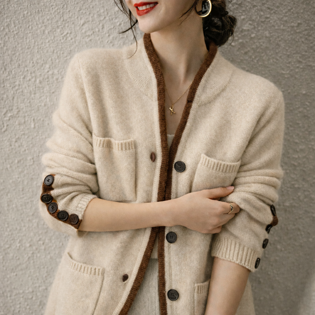 Hailey Soft- Knit Cardigan 0