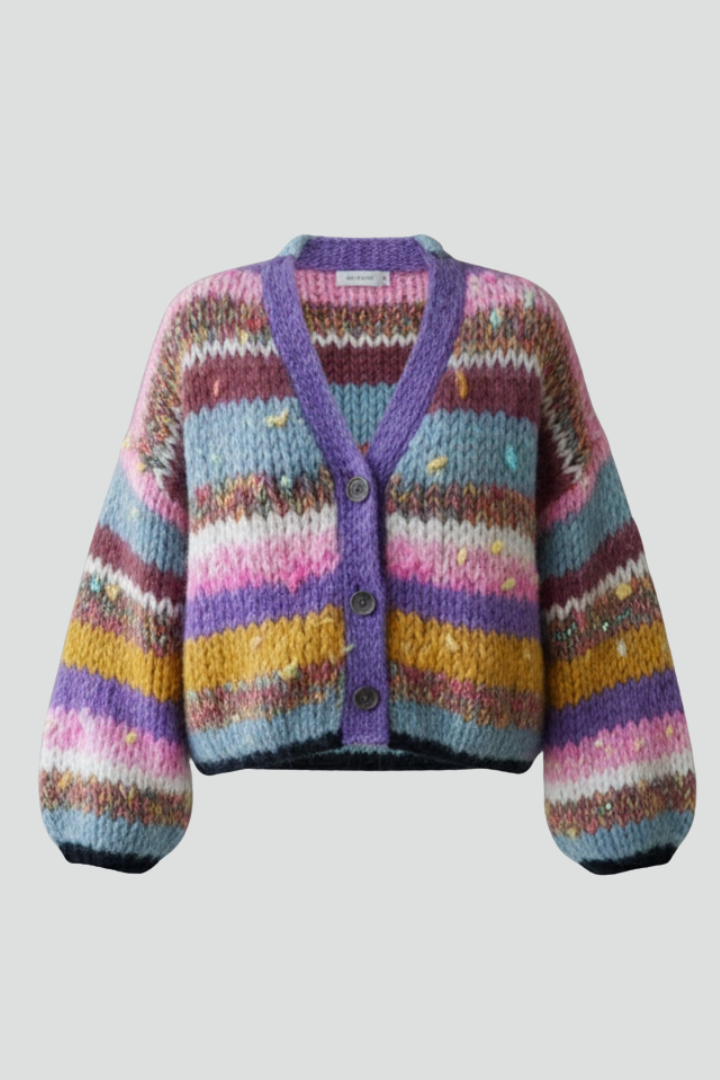 Women’s Knitted Cardigan with Open Front and Textured Finish 1
