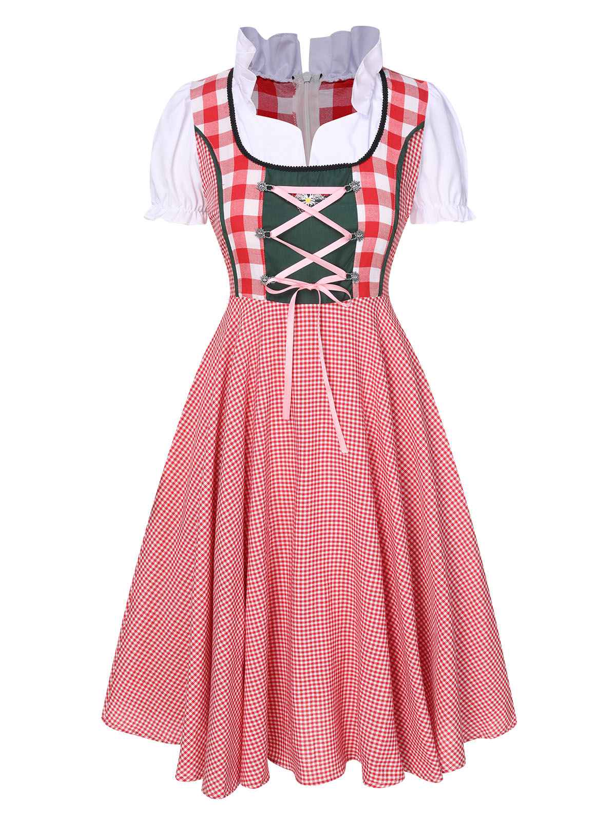 Traditional Oktoberfest Bavarian Carnival Dirndl Dress 6