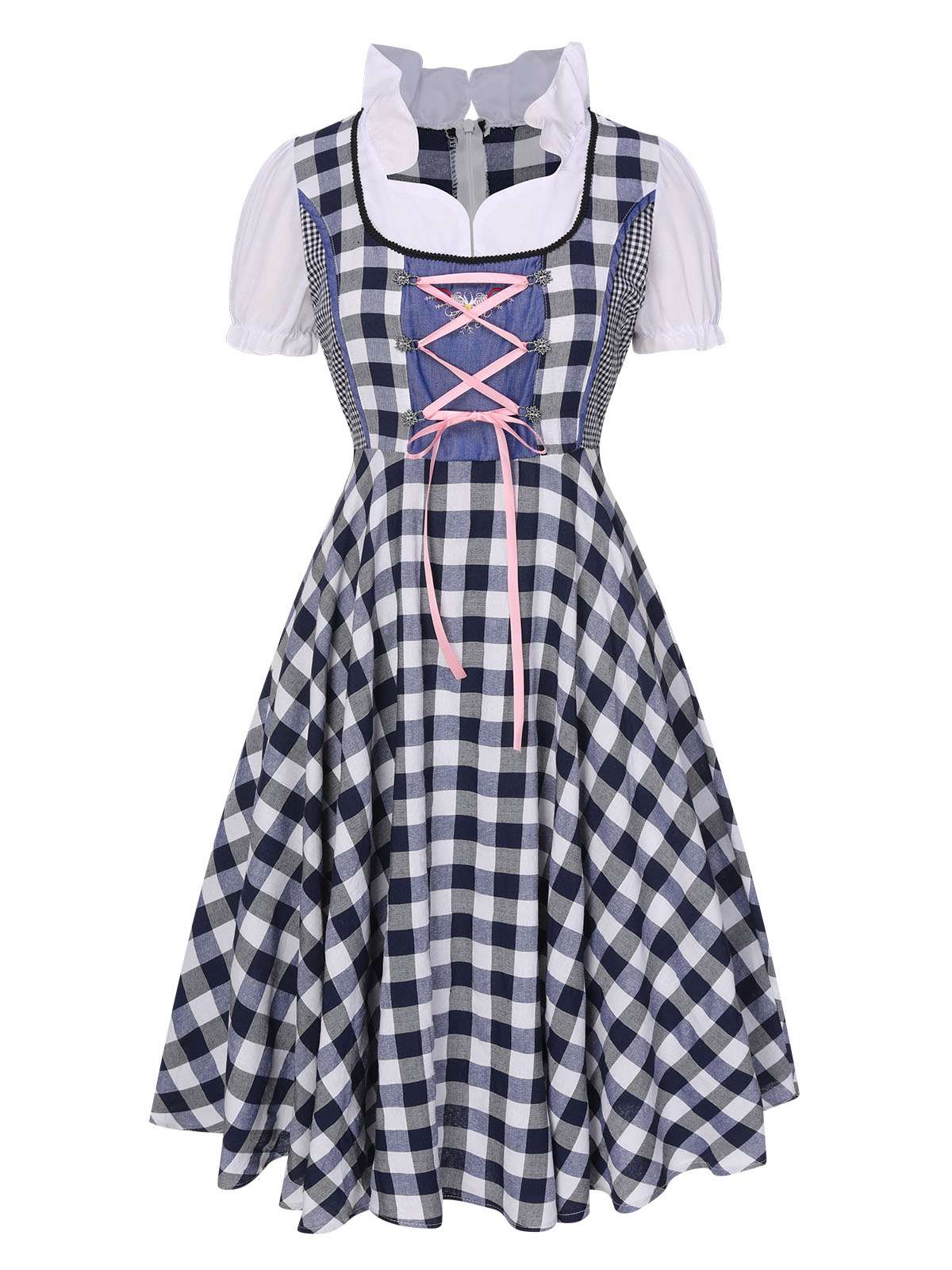 Traditional Oktoberfest Bavarian Carnival Dirndl Dress 2