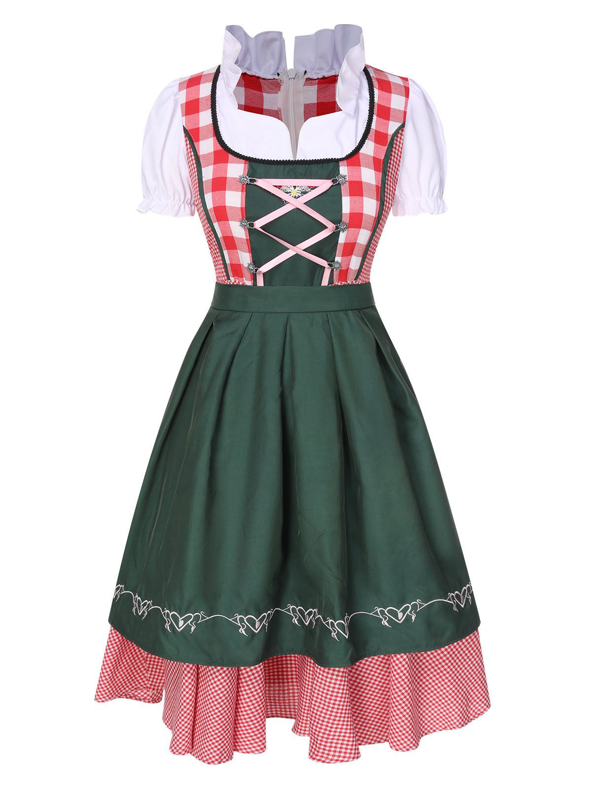 Traditional Oktoberfest Bavarian Carnival Dirndl Dress 4