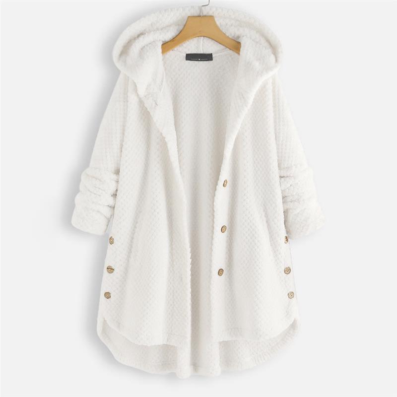 Chic Women’s Winter Double-Faced Fleece Hooded Coat 1