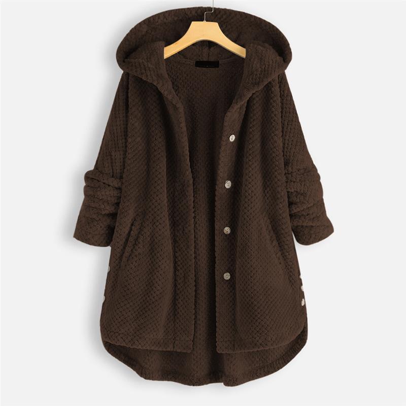 Chic Women’s Winter Double-Faced Fleece Hooded Coat 2