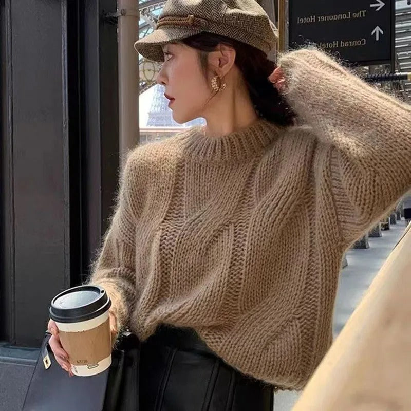 Jessa® | Oversized knit sweater for women 0
