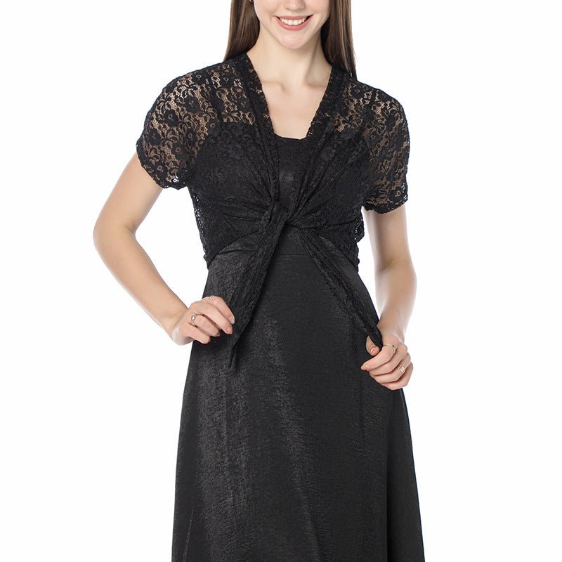 Eclipse Veil – Lace Tie Bolero by The Nevermore 6