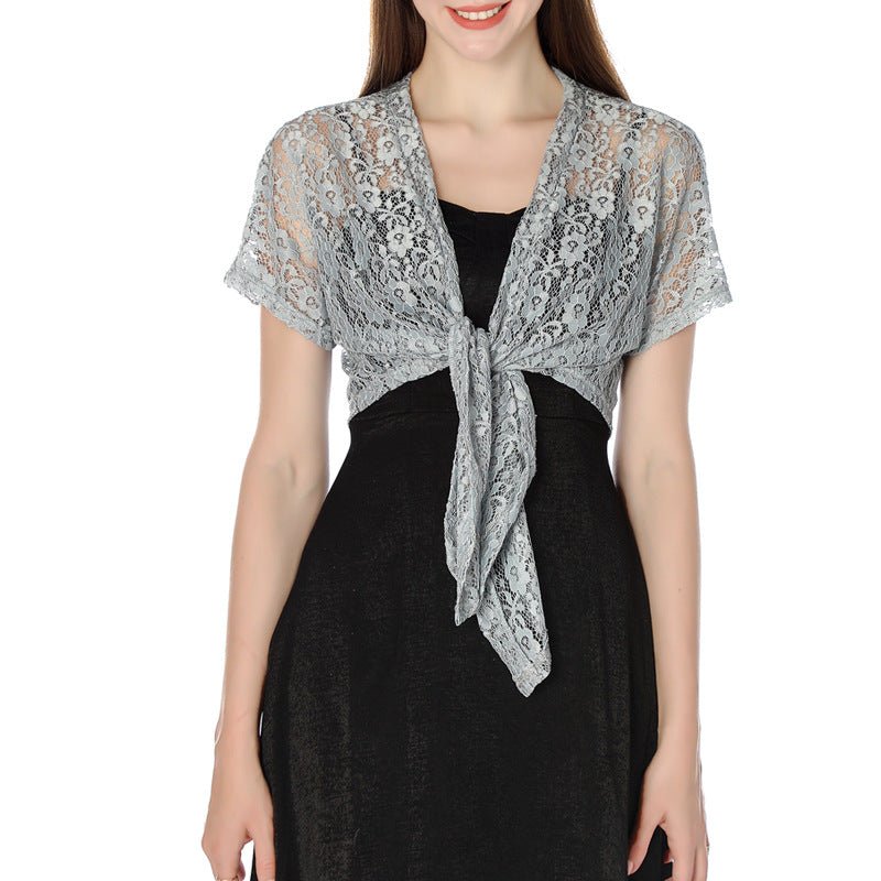 Eclipse Veil – Lace Tie Bolero by The Nevermore 8