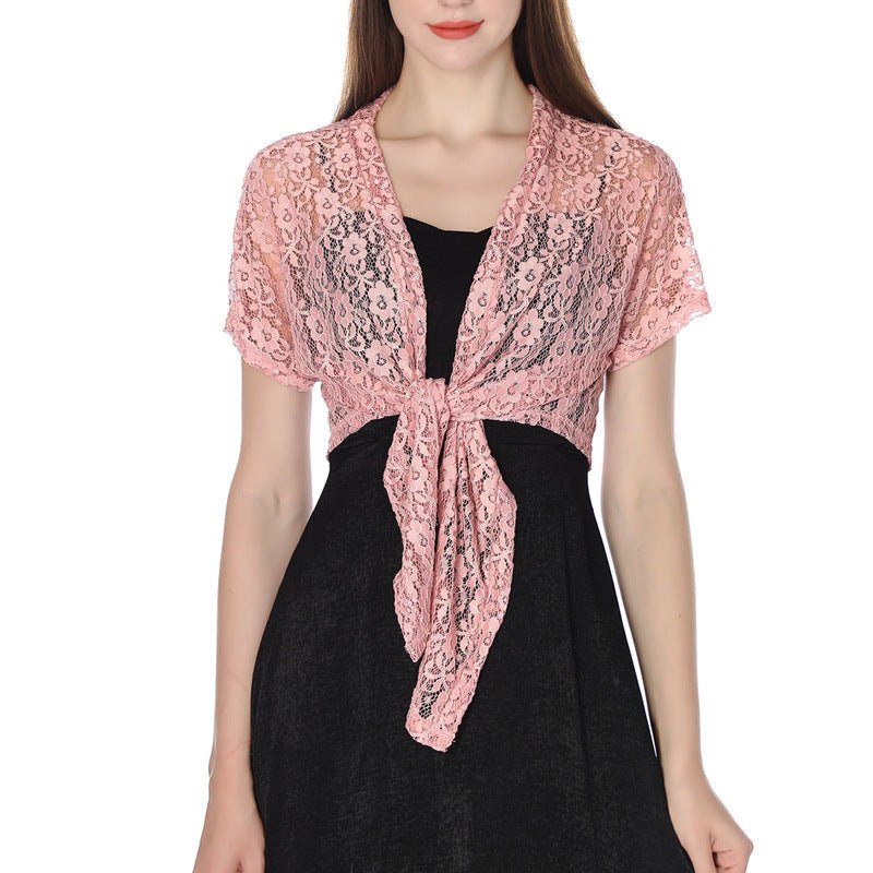 Eclipse Veil – Lace Tie Bolero by The Nevermore 10