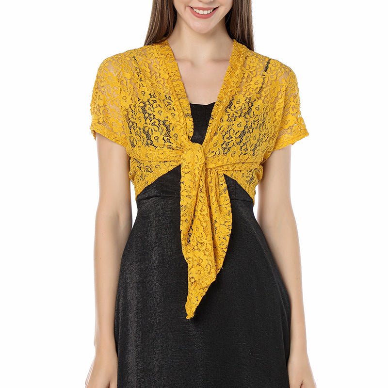 Eclipse Veil – Lace Tie Bolero by The Nevermore 1
