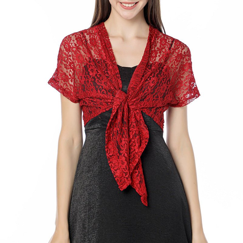 Eclipse Veil – Lace Tie Bolero by The Nevermore 4