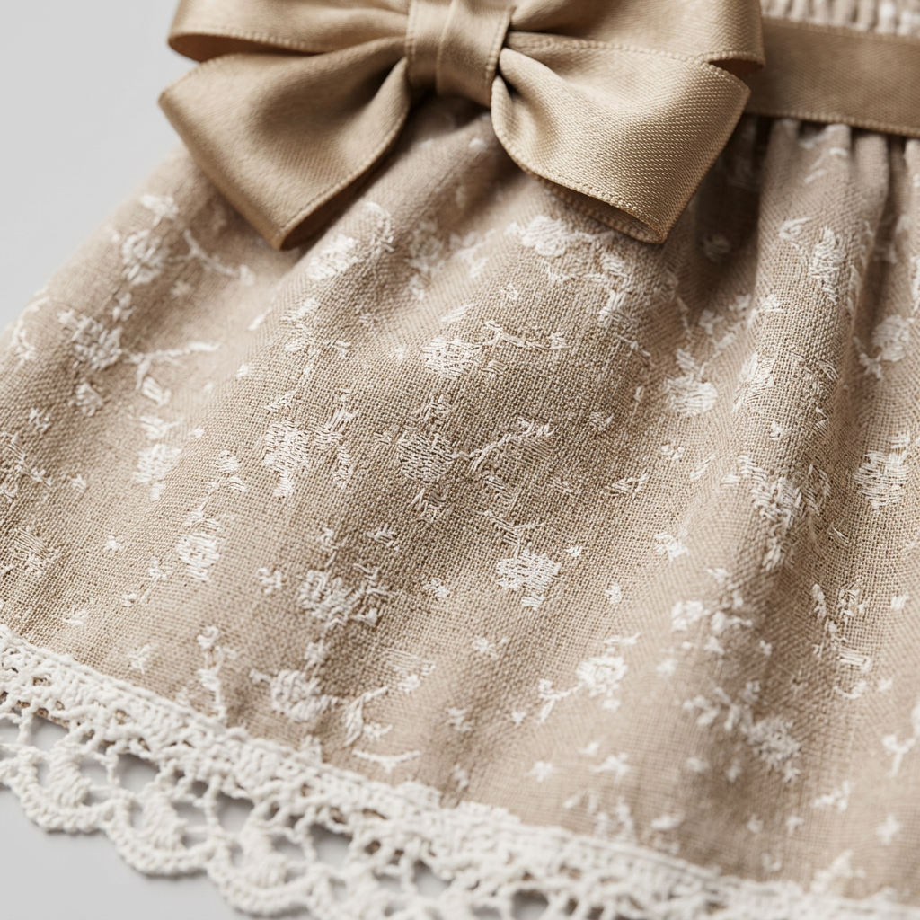 Women's Floral Print Dirndl Dress with Apron