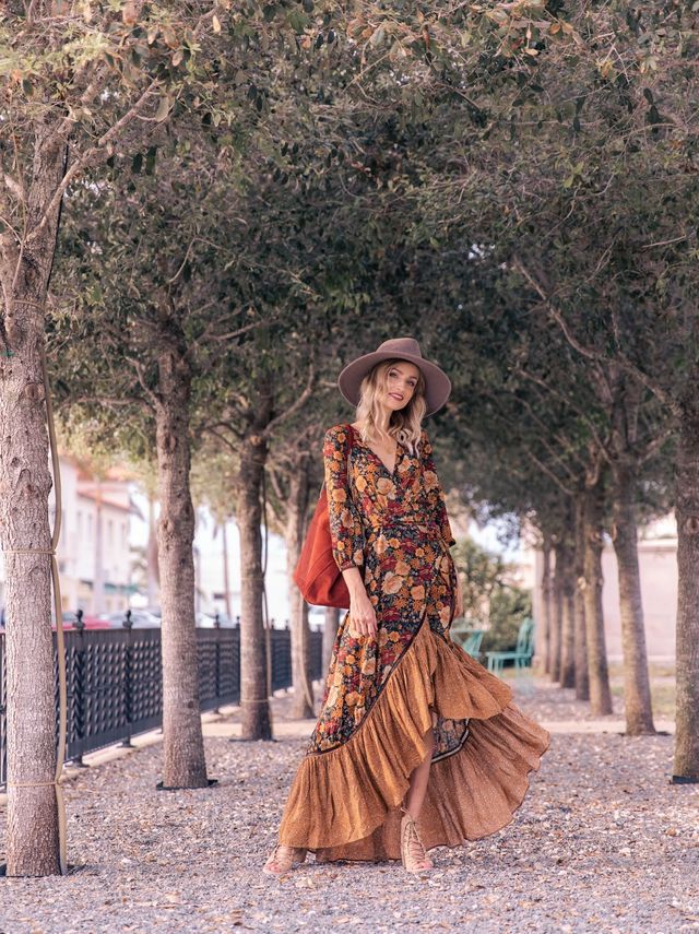 Floral Print Midi Dress - Lily 2