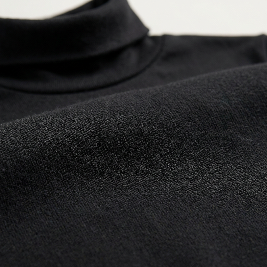 Women's High Neck Turtleneck Long Sleeve Fitted Top