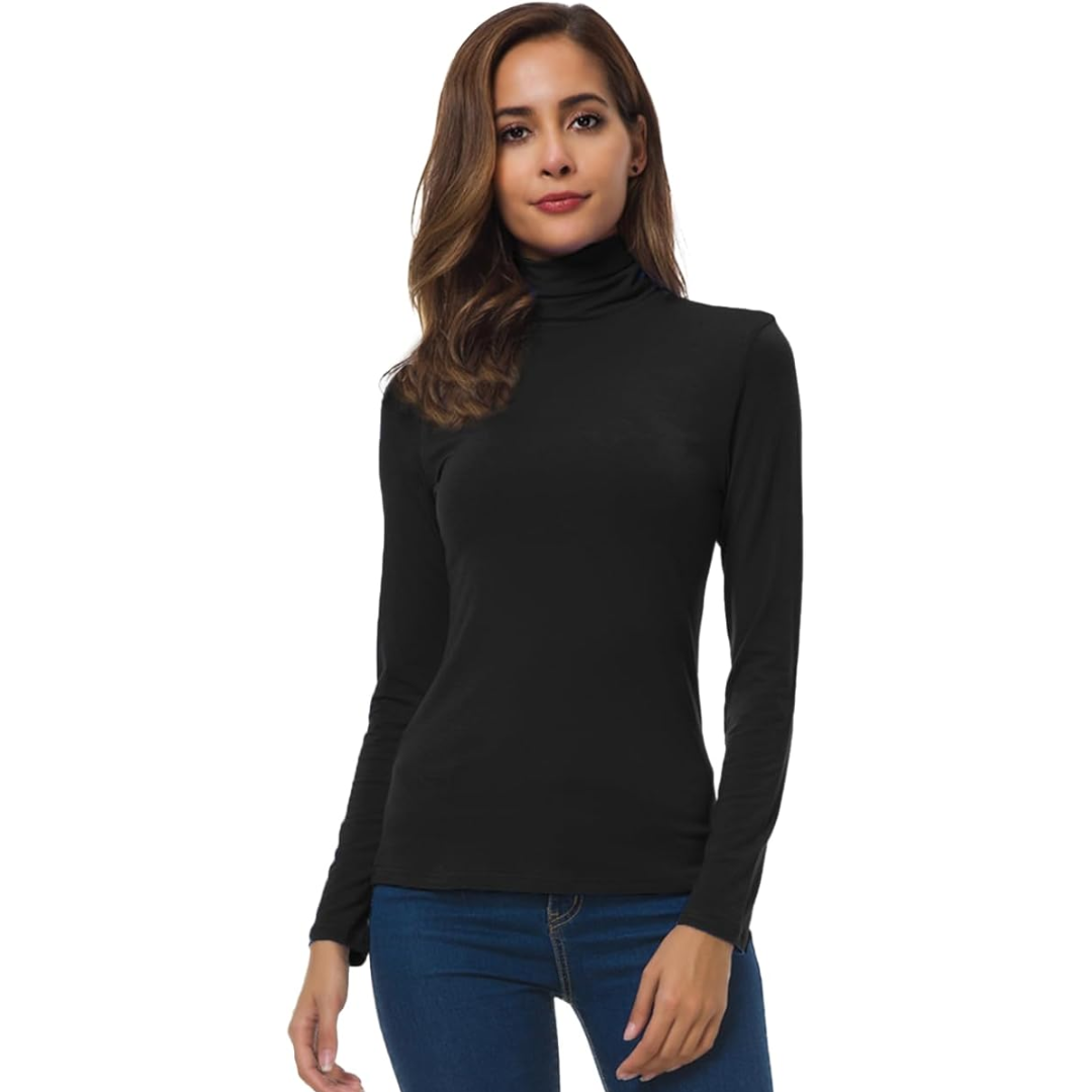 Slim Fit Women's Turtleneck - Petra 0