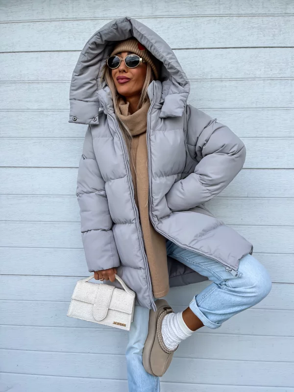 Sheila Women's Winter Coat – Warm, Thick with Built-in Hood & Zipper 3