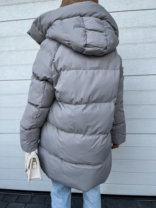 Sheila Women's Winter Coat – Warm, Thick with Built-in Hood & Zipper 4