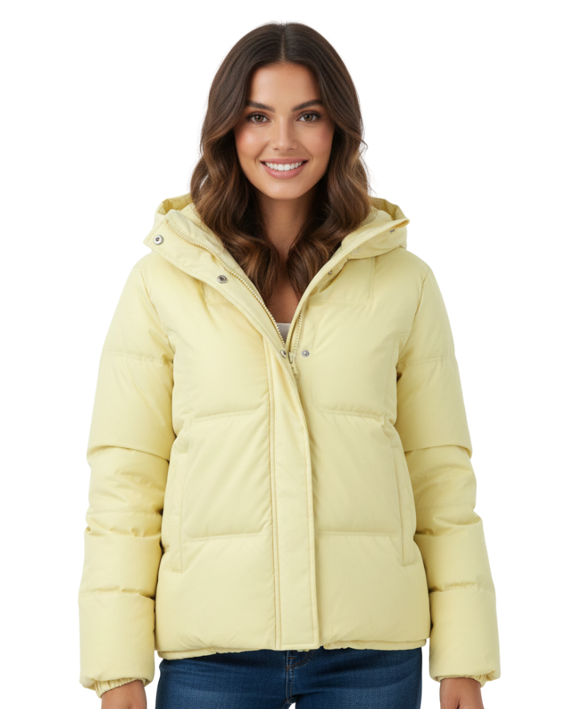 Zahra Women's Puffer Jacket with Hood – Lightweight and Warm Quilted Coat 6