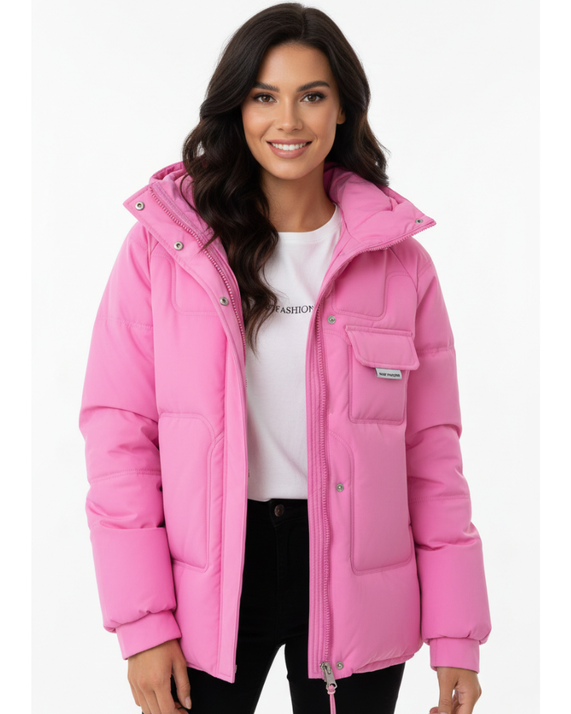 Zahra Women's Puffer Jacket with Hood – Lightweight and Warm Quilted Coat 4