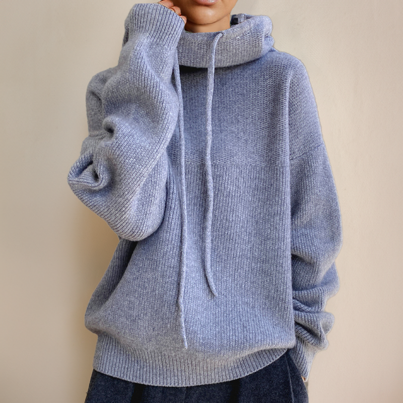 Turtleneck Hoodie for Women 4