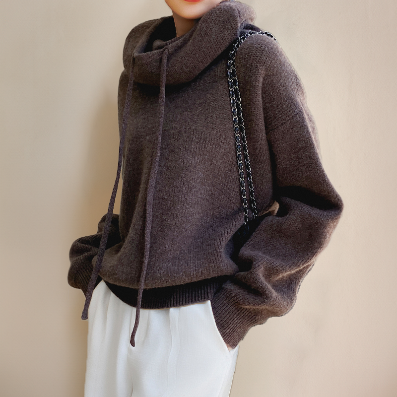 Turtleneck Hoodie for Women 5