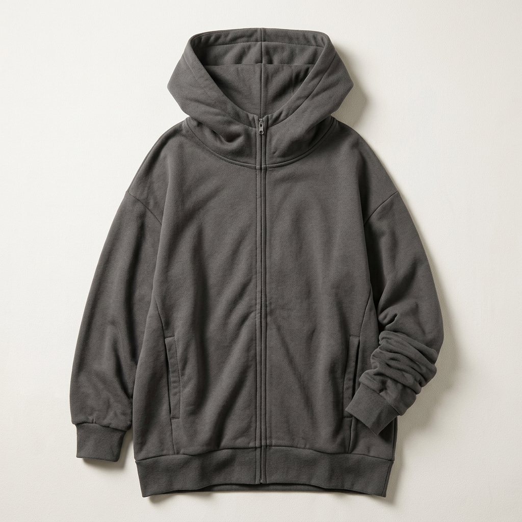 Women’s Hoodie Oversized Longline Fit and Side Pockets
