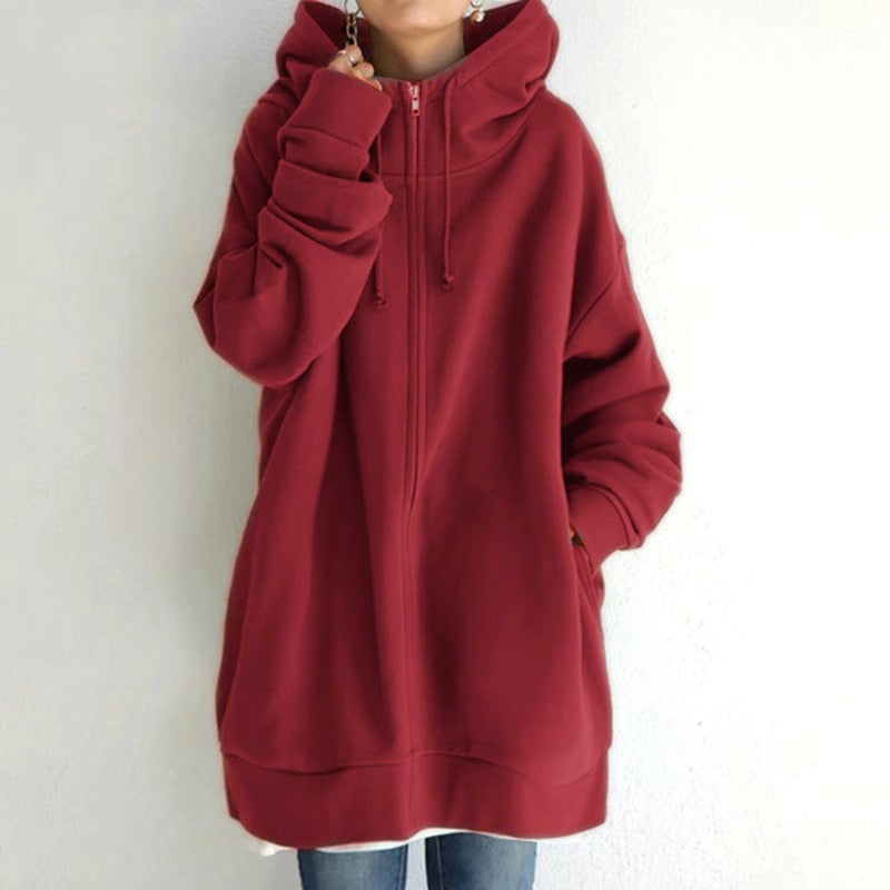 Heidi fashion | Comfortable oversize winter hoodie Cassandra 2