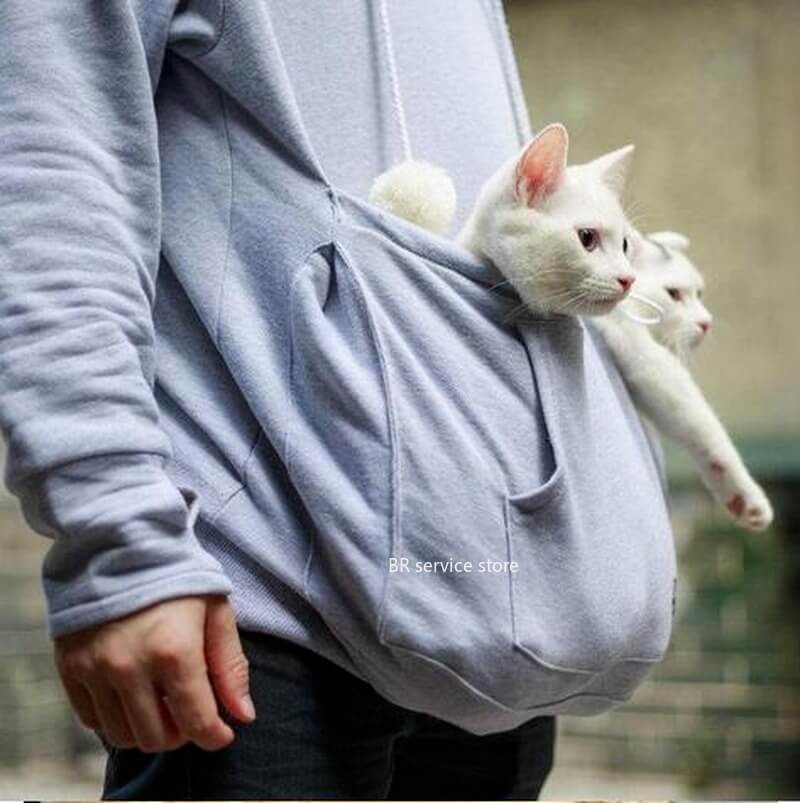 Comfortable Hoodie with Cat Pouch - CozyPurr 6