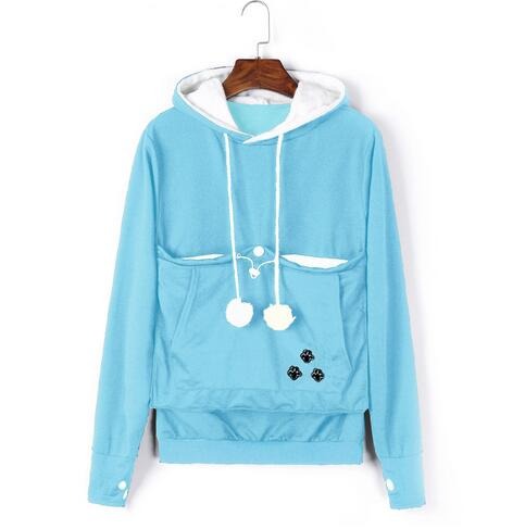 Comfortable Hoodie with Cat Pouch - CozyPurr 7