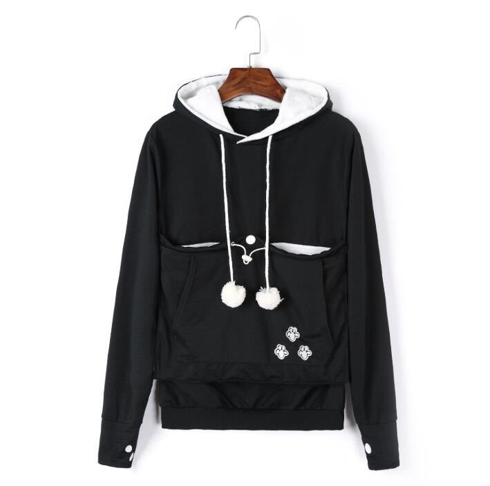 Comfortable Hoodie with Cat Pouch - CozyPurr 0