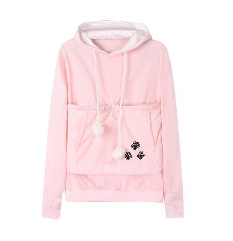 Comfortable Hoodie with Cat Pouch - CozyPurr 2