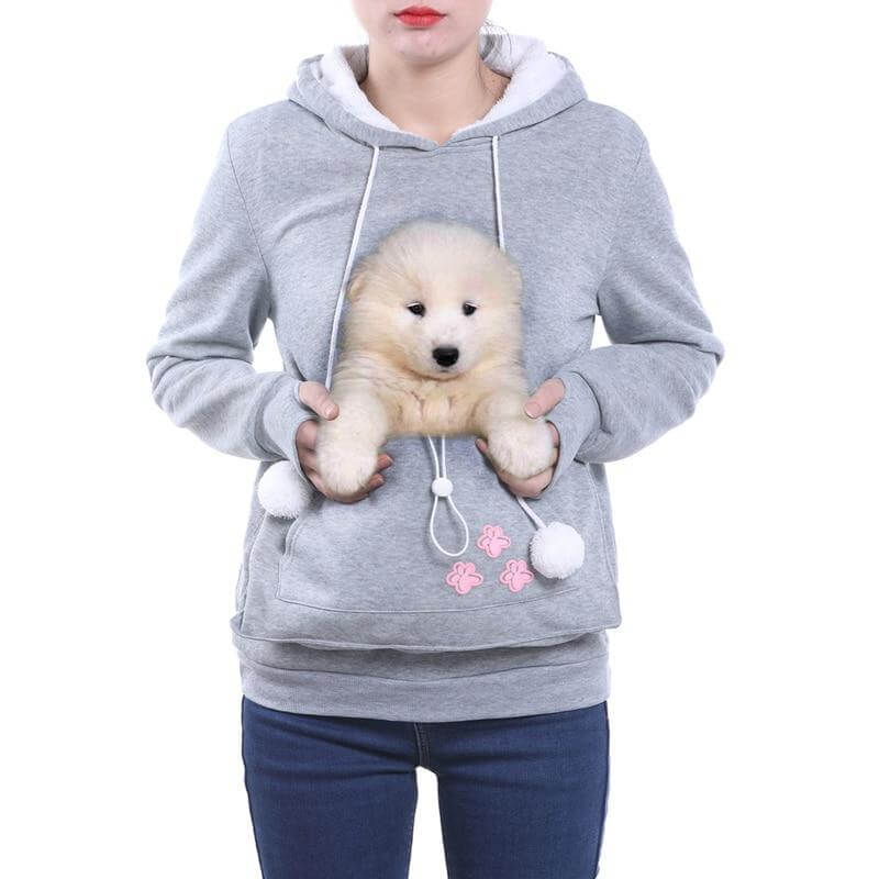 Comfortable Hoodie with Cat Pouch - CozyPurr 3