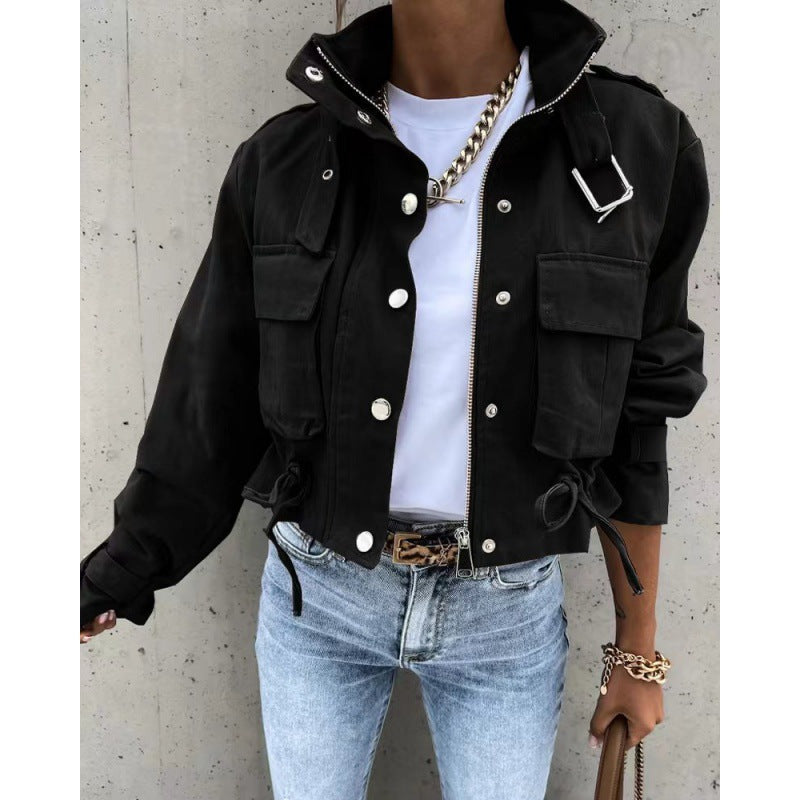 Elegante Jacke mit Stehkragen für Damen 6
