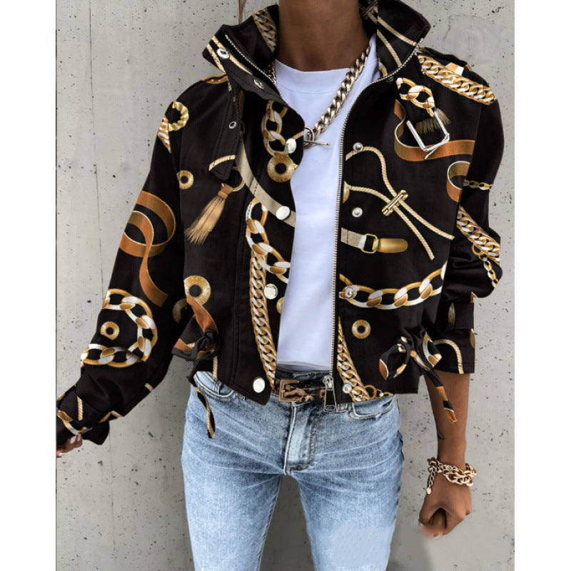 Elegante Jacke mit Stehkragen für Damen 7