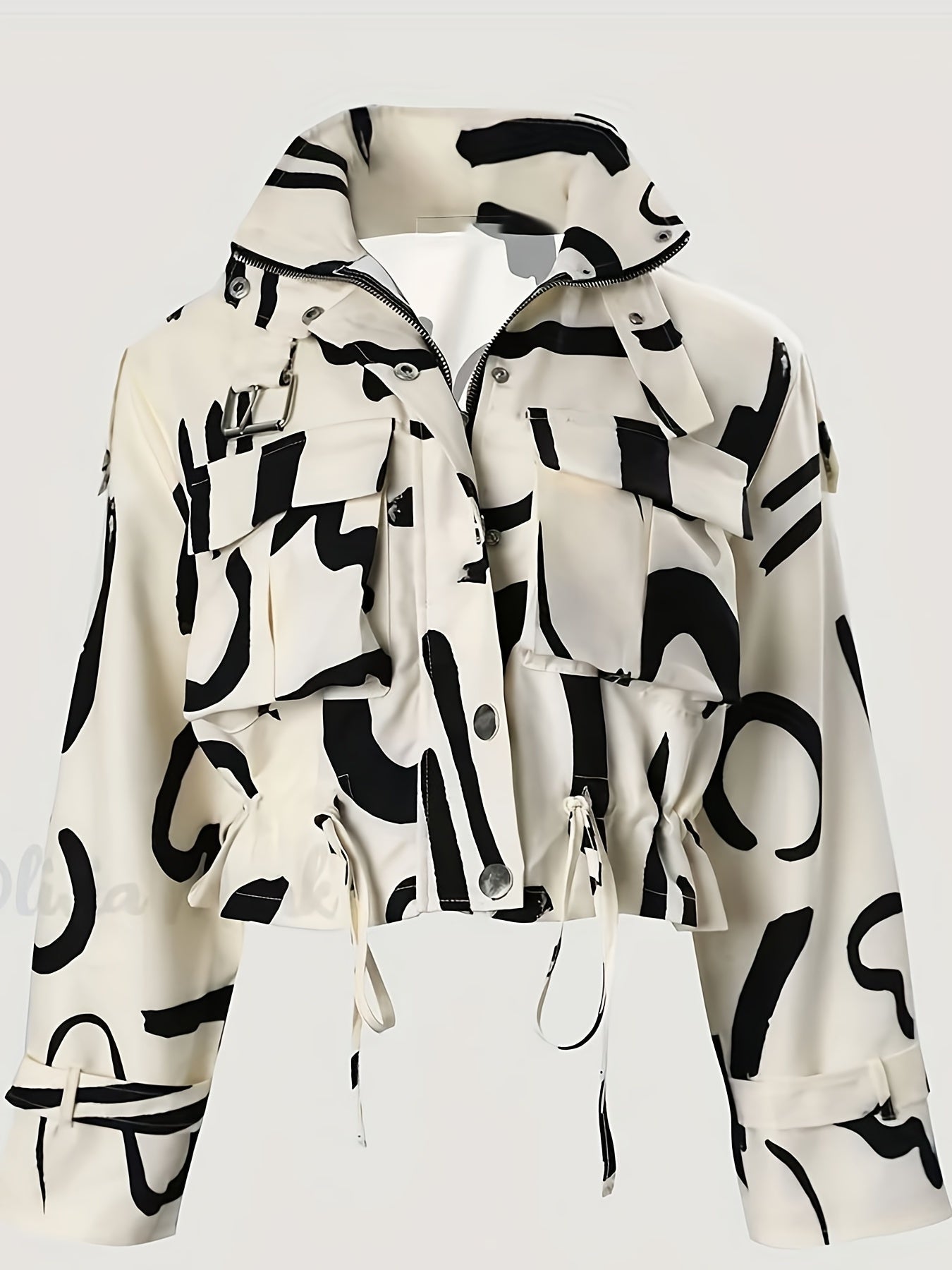 Elegante Jacke mit Stehkragen für Damen 1