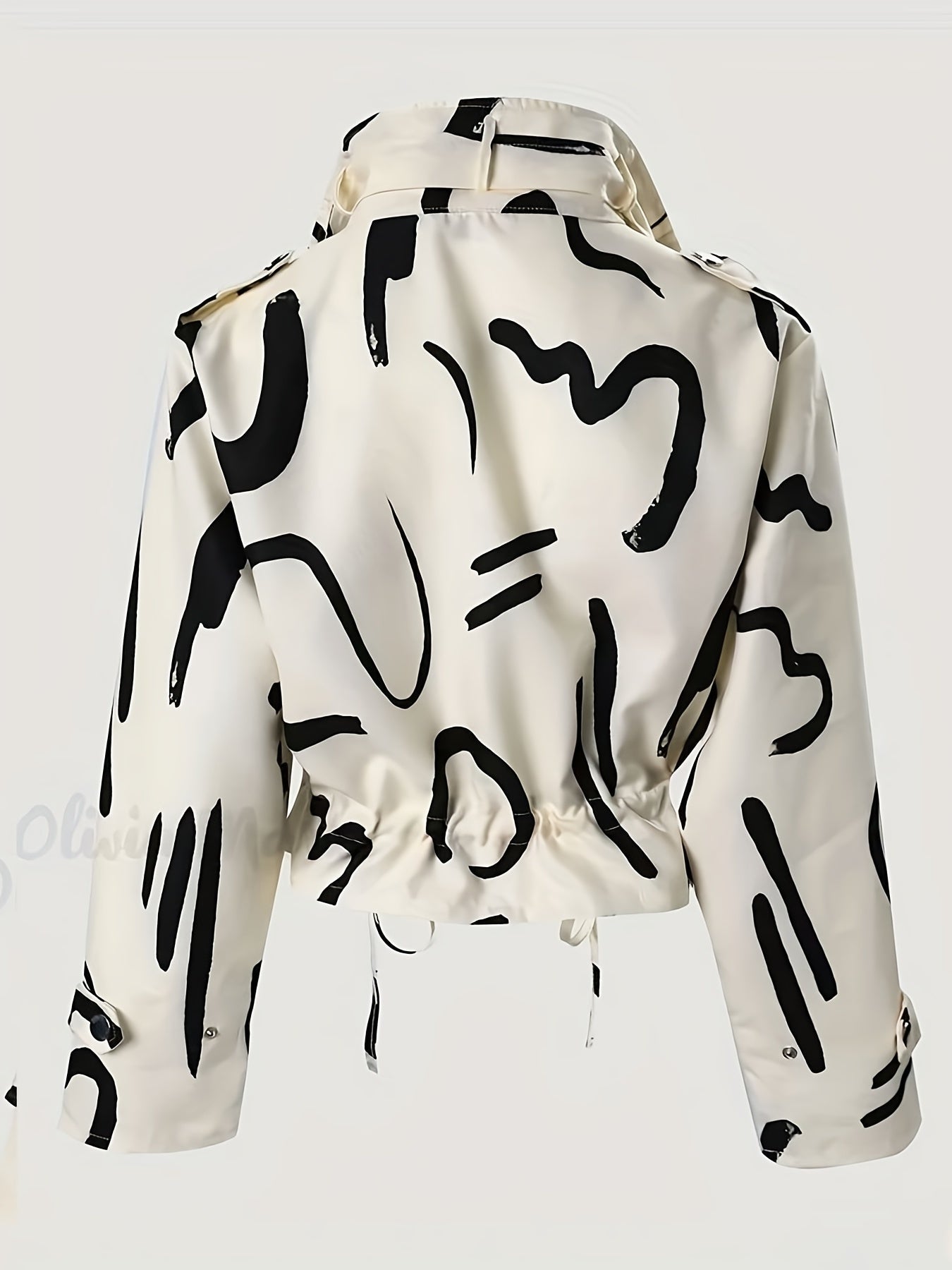 Elegante Jacke mit Stehkragen für Damen 2