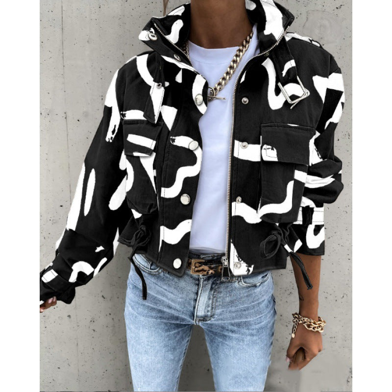 Elegante Jacke mit Stehkragen für Damen 4