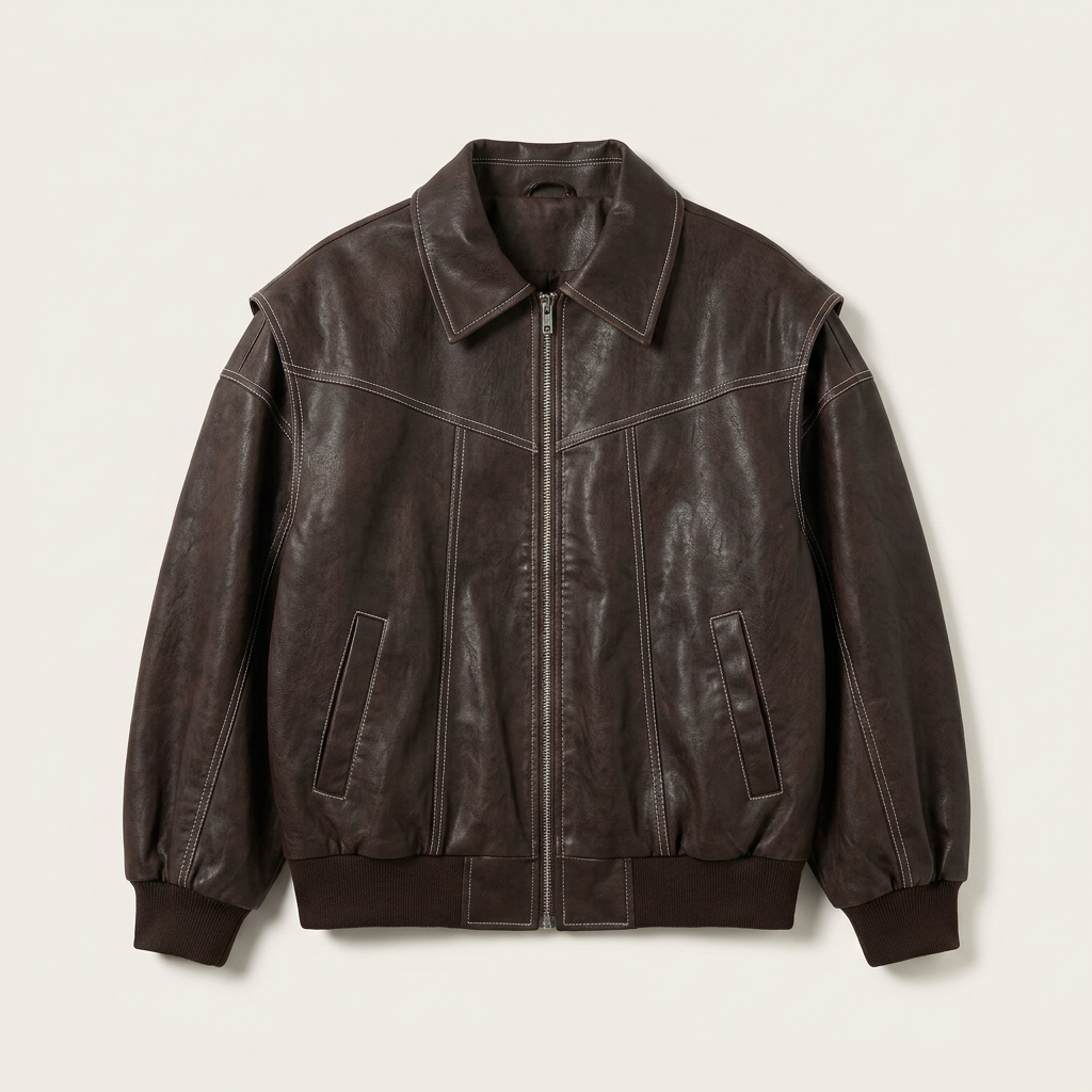 Women’s Jacket Batwing Style Design with Front Zipper