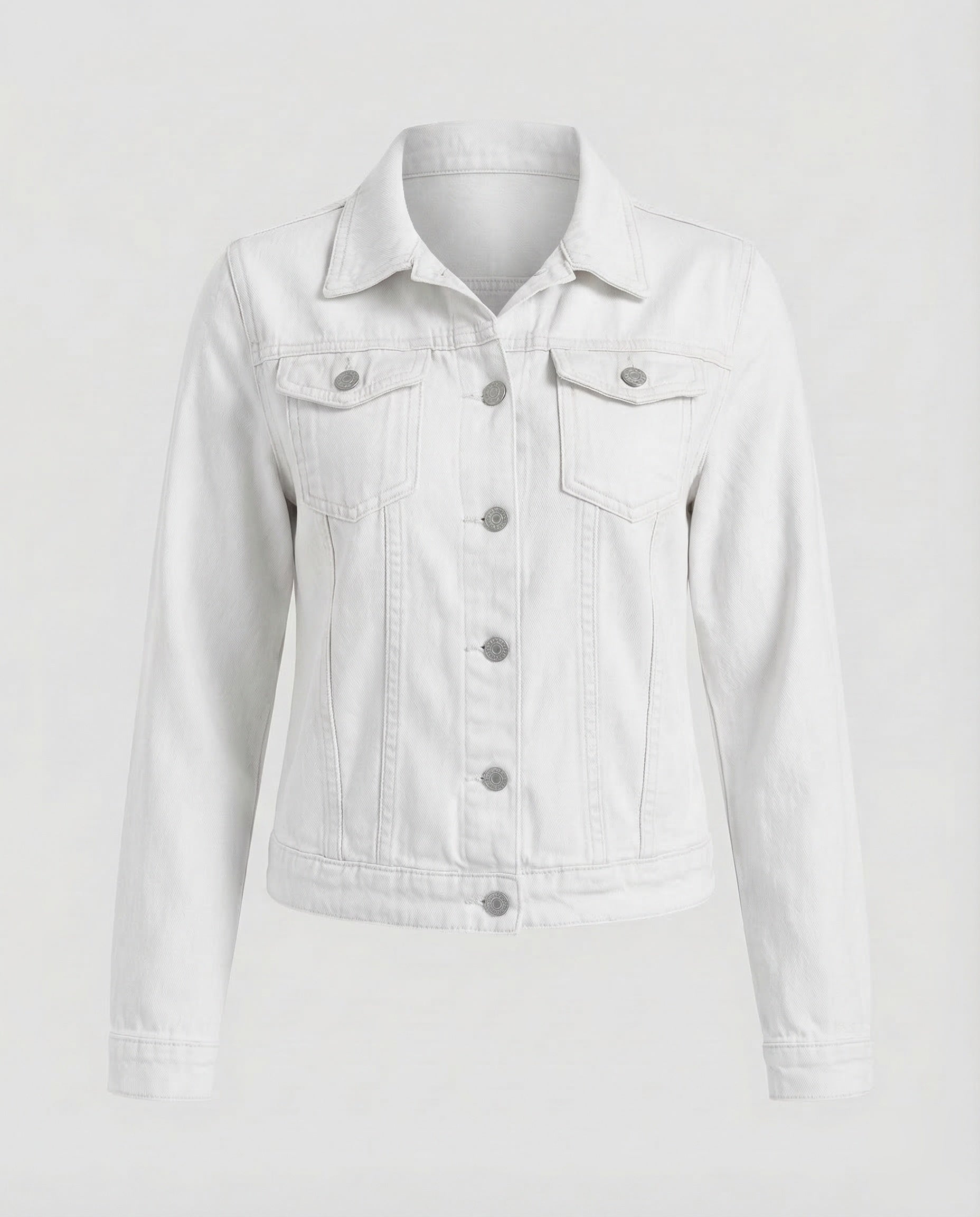 Women's fitted denim short jacket 6