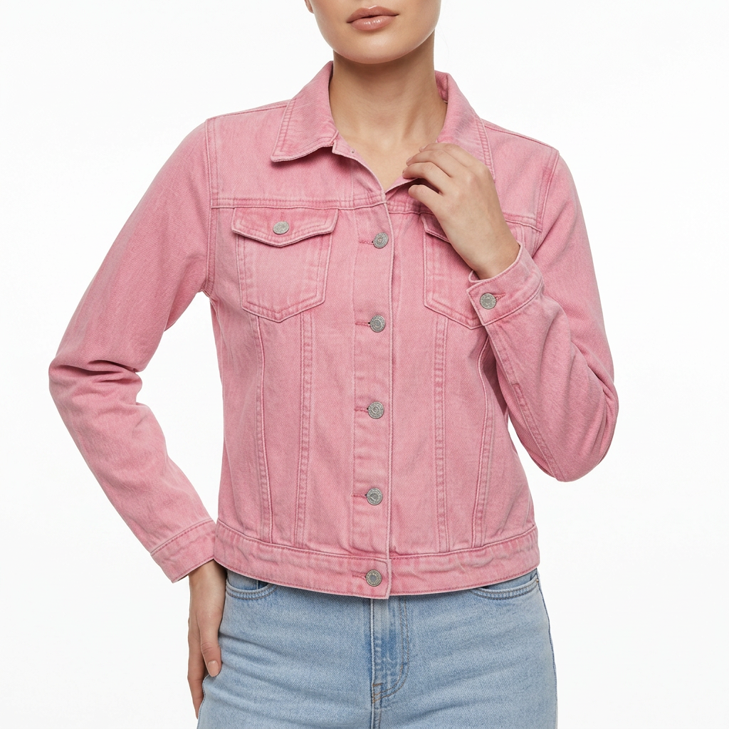 Women’s Jacket Button Down Front with Flap Pockets