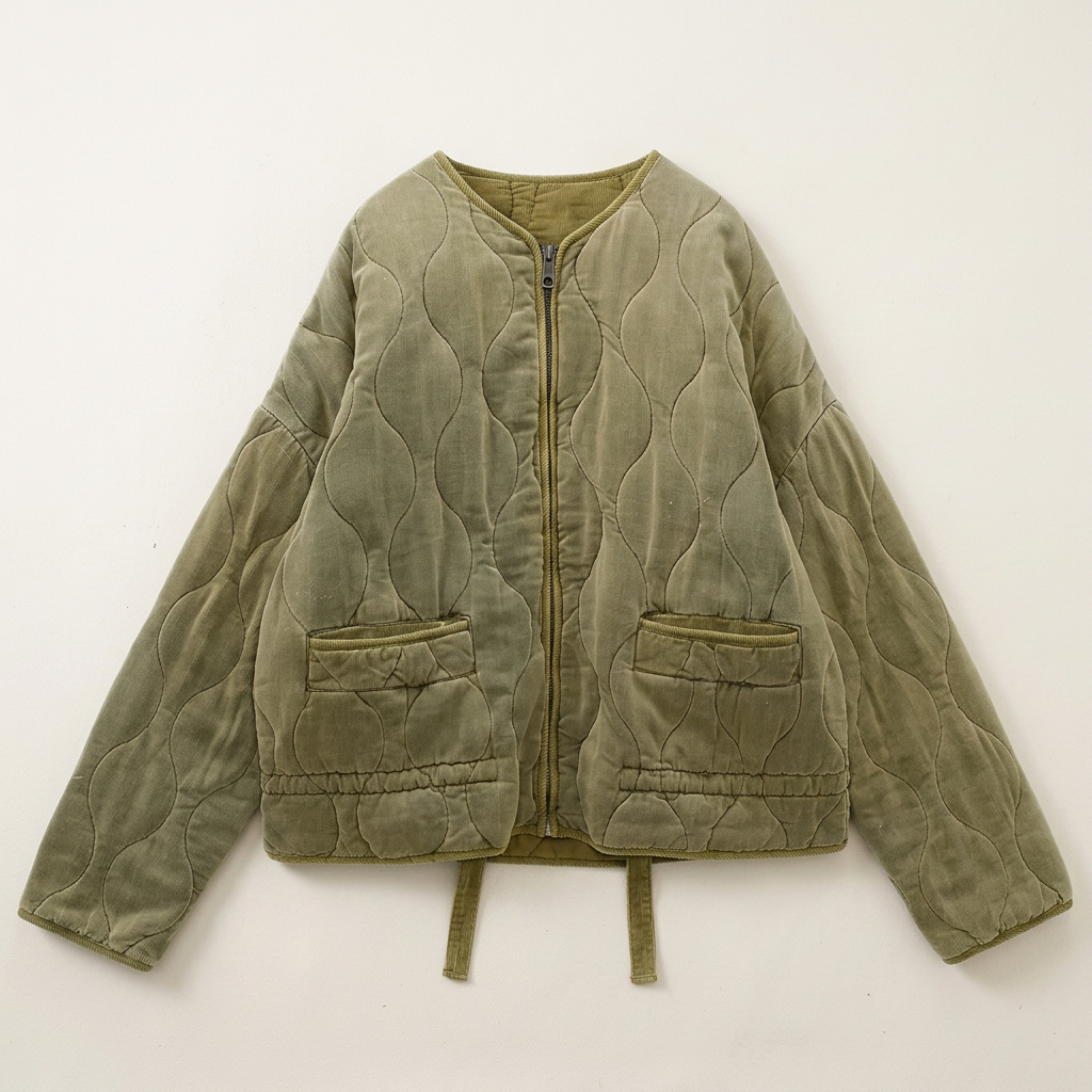Women’s Jacket Drop Shoulders and Contrast Bound Trim